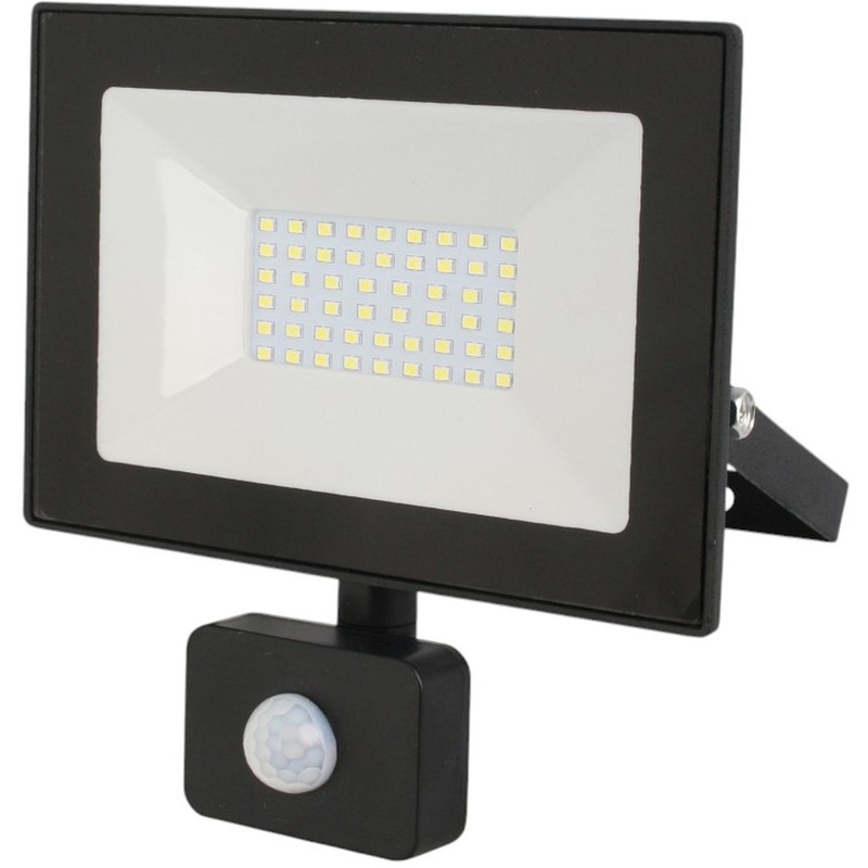 Изображение товара Светодиодный прожектор Ultraflash с датчиком движения 30 Вт IP65 холодный белый