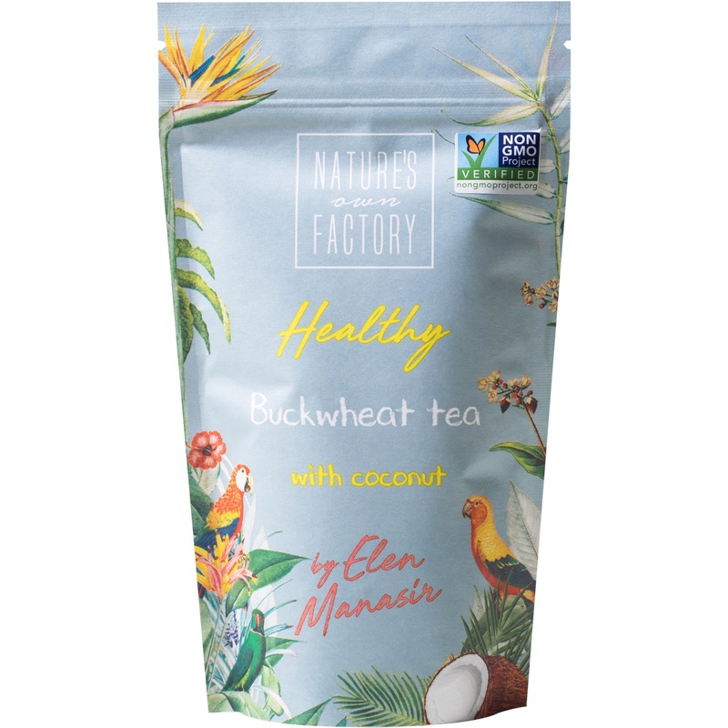 Изображение товара Чайный напиток гречишный Natures own factory с кокосом 100 г