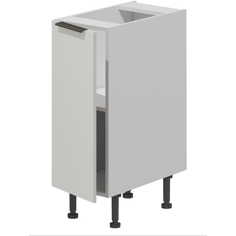 Изображение товара Шкаф кухонный VOK B1D_72_30 белый шагрень и белый альпийский