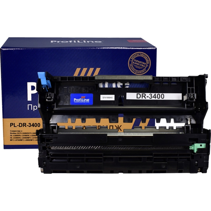 Изображение товара Фотобарабан Profiline DR-3400 PL_DR-3400 для Brother чёрный совместимый