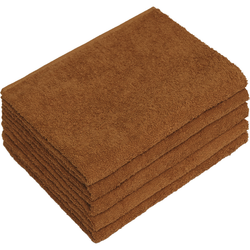 Изображение товара Махровые полотенца набор 5 штук 50x90 см бежевые туркменистан