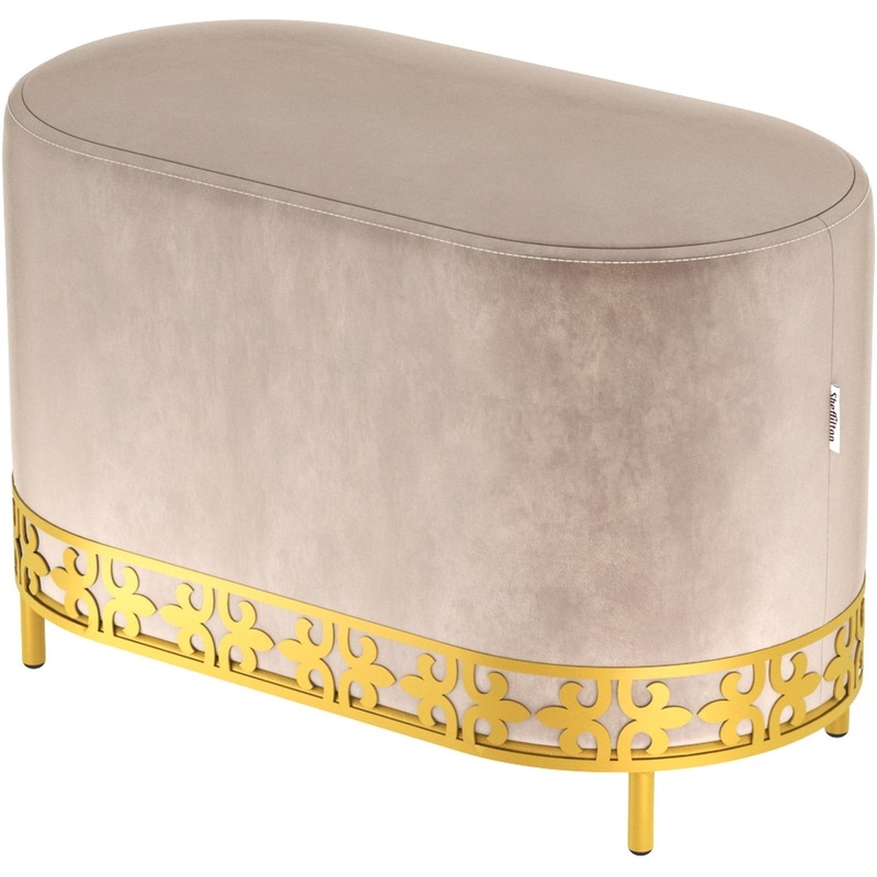 Изображение товара Пуф Sheffilton SHT-B21 латте (ткань, 680x350x450 мм)