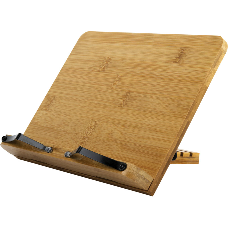 Изображение товара Подставка для книг Комус Класс Attache бамбуковая коричневая с регулировкой наклона