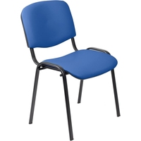 Стул офисный Easy Chair Изо синий искусственная кожа металл чёрный  (550726)
