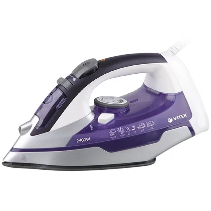 Изображение товара Уцененный утюг Vitek 1257VT-02 с керамической подошвой и функцией отпаривания
