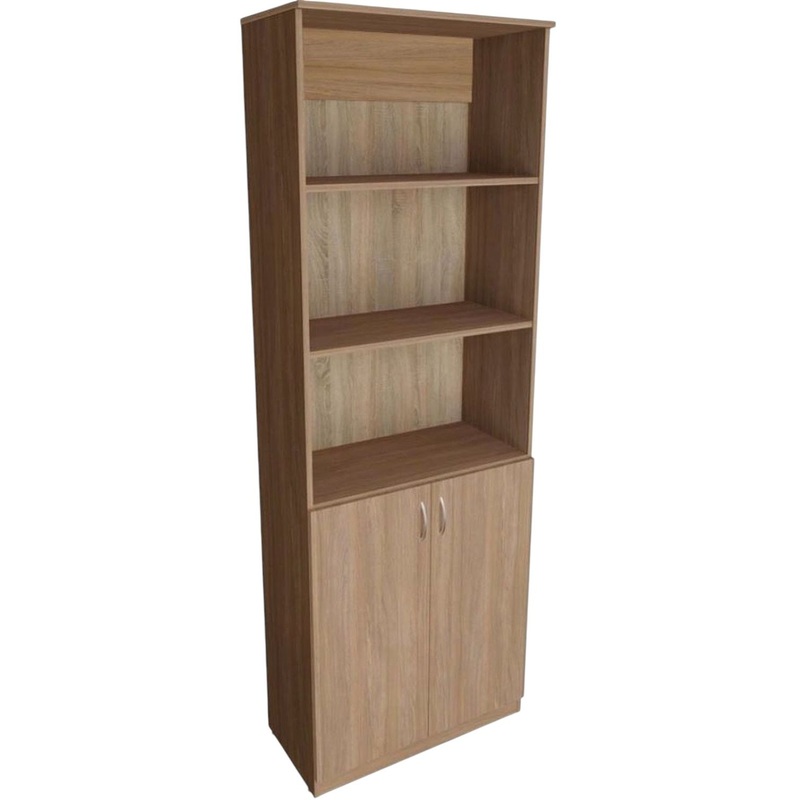 Изображение товара Шкаф комбинированный Комус Мебель Well 700х350х2000 мм дуб урбан янтарный