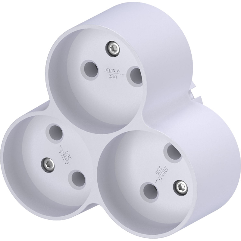 Изображение товара Разветвитель Фотон АМ 6-3 с 3 розетками для безопасного подключения