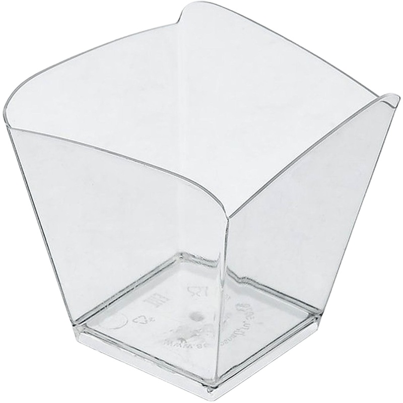 Изображение товара Пластиковые чашки Волна 95 мл 25 шт в упаковке