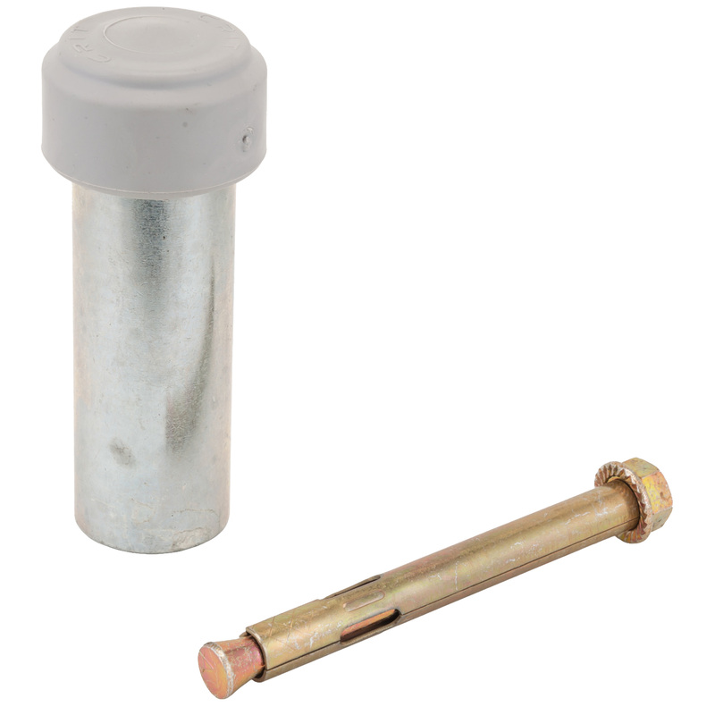 Изображение товара Фиксатор ограничитель дверной Крит УД-П 80/50 хромированный для уличных дверей