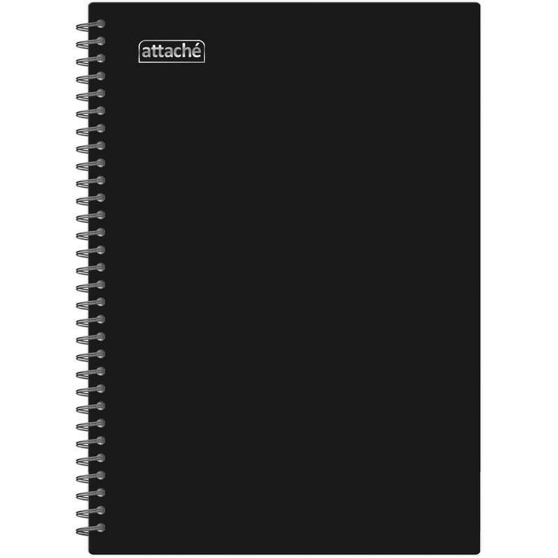 Изображение товара Бизнес-тетрадь Attache А4 96 листов в клетку на спирали черная