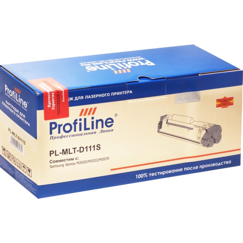 Изображение товара Картридж лазерный Profiline MLT-D111S для Samsung черный 1000 страниц