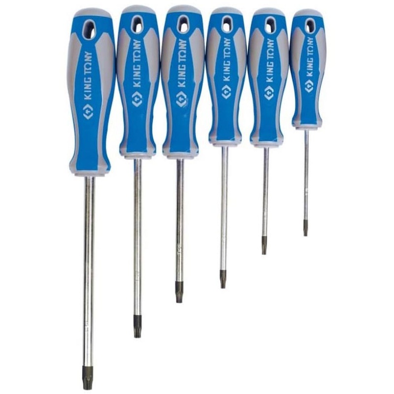 Изображение товара Набор отвёрток King Tony 30316PR 6 шт TORX стержневая профессиональный