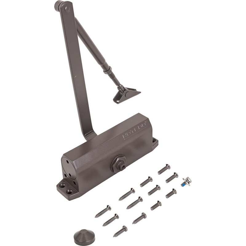 Изображение товара Дверной доводчик Notedo DC-120 до 140 кг коричневый монтаж автоматический