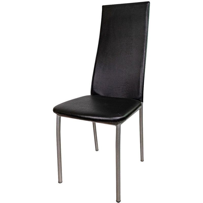 Изображение товара Стул обеденный Пекин чёрный (искусственная кожа, металл)