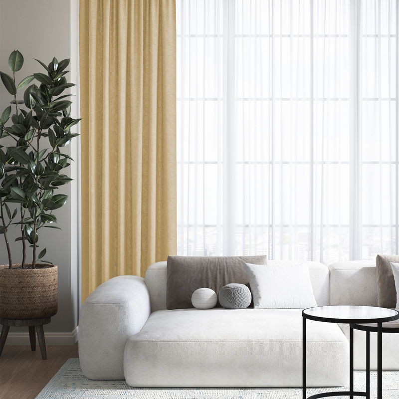 Изображение товара Штора Волшебная ночь Блэкаут 150x270 см бежевая