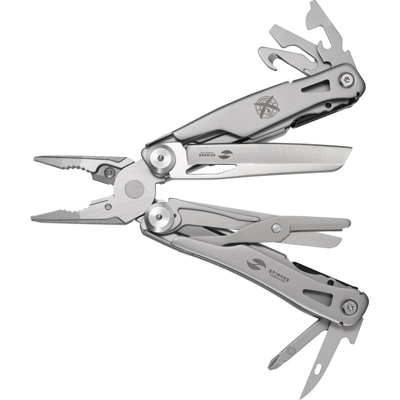 Изображение товара Мультитул Stinger 15 функций серебристый нержавеющая сталь CN