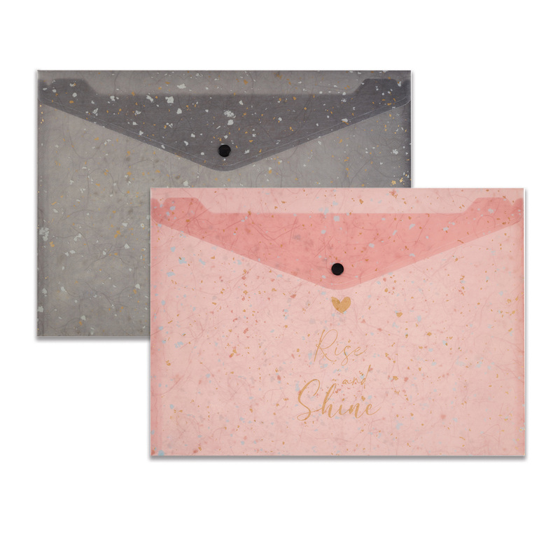 Изображение товара Папка-конверт на кнопке Attache Selection Mystery А4 180 мкм (4 штуки в упаковке)