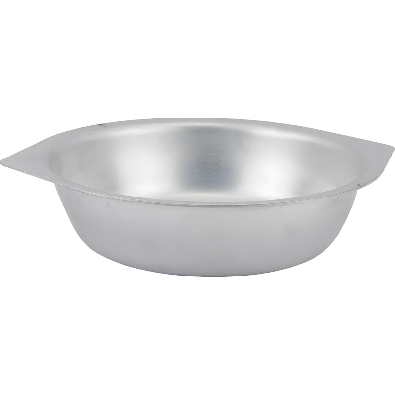 Изображение товара Тарелка суповая из алюминия 10 см серебристая 70 штук упаковка