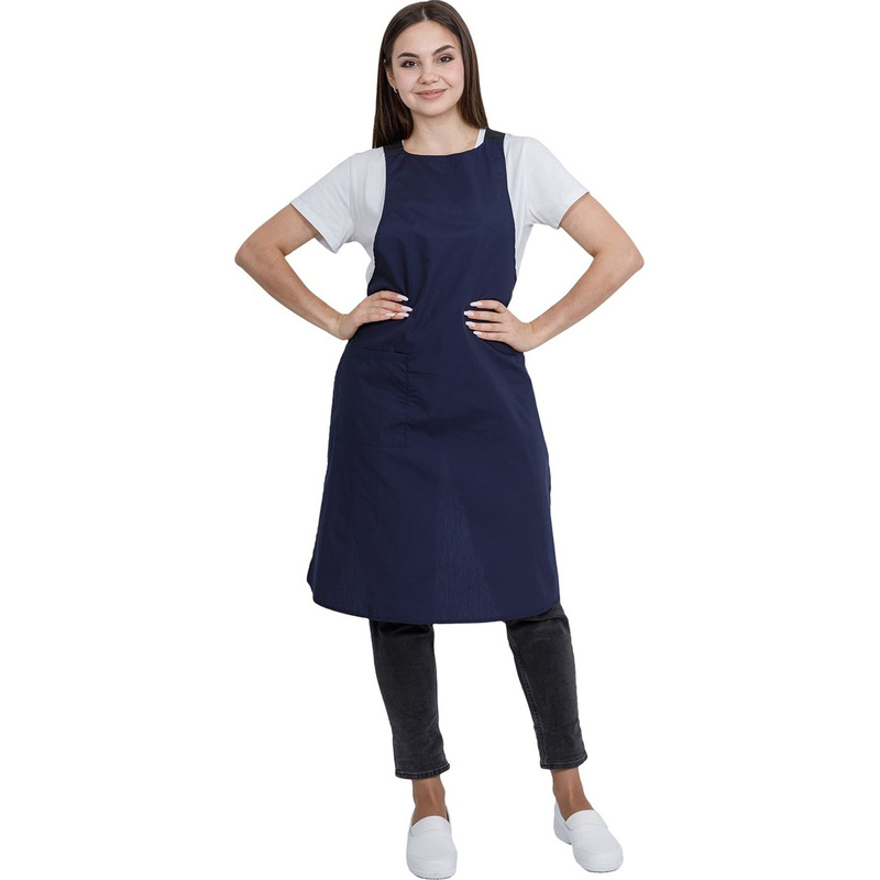 Изображение товара Фартук официанта Евро тиси синий 100 см размер 104-116