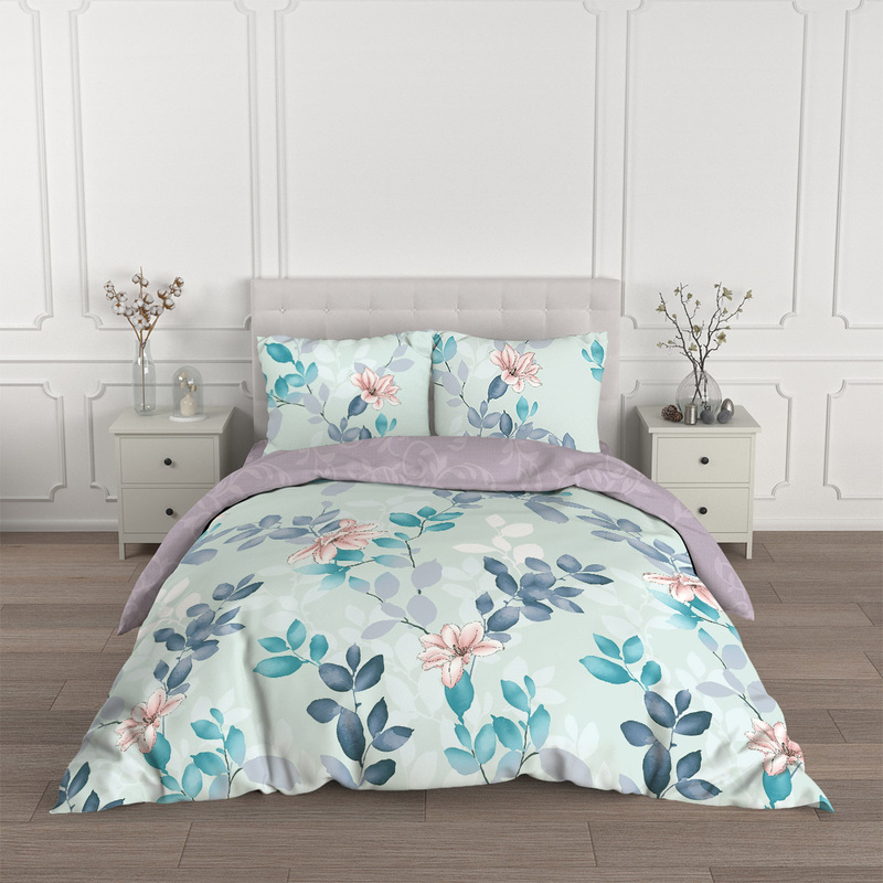 Изображение товара Постельное белье Для Snoff Соммер 1.5-спальное сатин из хлопка