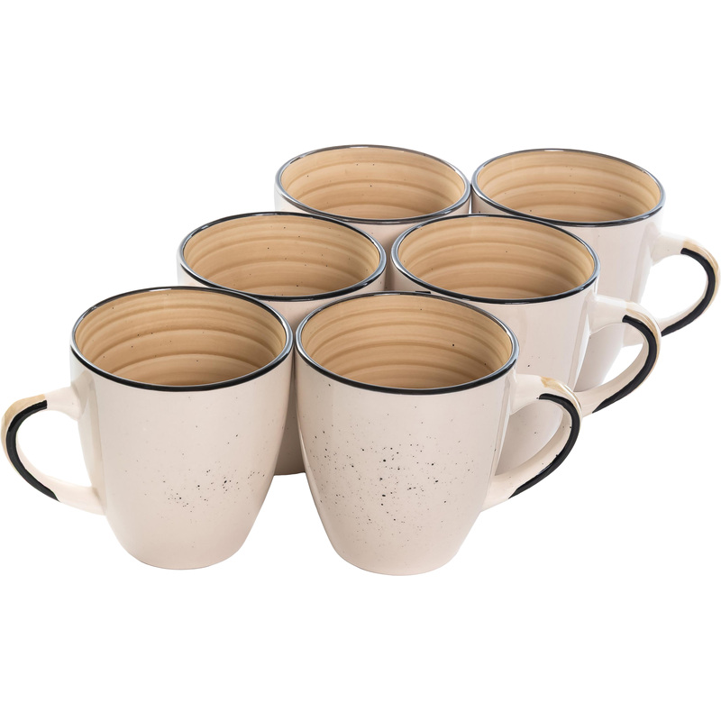 Изображение товара Кружка Elrington Фьюжен Санди керамическая 400 мл (6 штук в упаковке) Изображение товара Кружка Elrington Фьюжен Санди керамическая 400 мл (6 штук в упаковке)