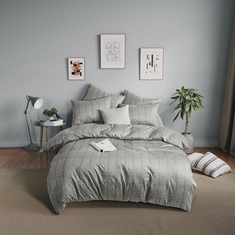 Изображение товара Комплект постельного белья Guten Morgen Scandi 1.5-спальное из бязи