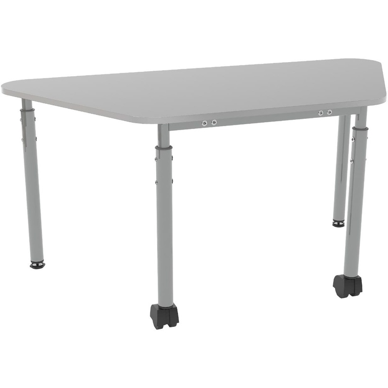 Изображение товара Стол Точка Роста Трапеция серый 1200х574х760 мм