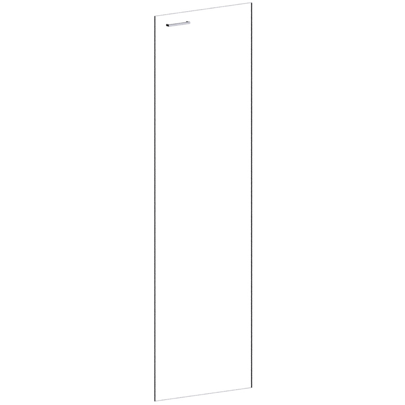 Изображение товара Стеклянная дверь для шкафов 450x1400 мм универсальная Grand GrO-02.1