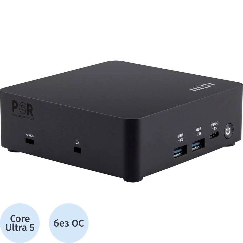 Изображение товара Неттоп MSI Cubi NUC AI 1UMG-061BRU Core Ultra 5 125HБ/без ОС (936-B20911-061)
