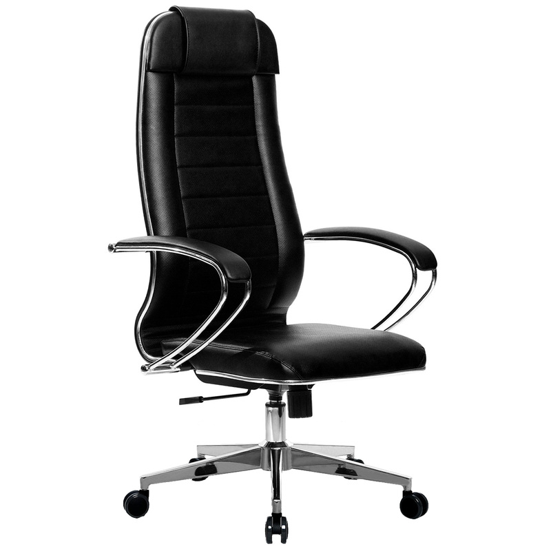Изображение товара Кресло для руководителя Метта 29 MPES чёрное из экокожи с металлической основой
