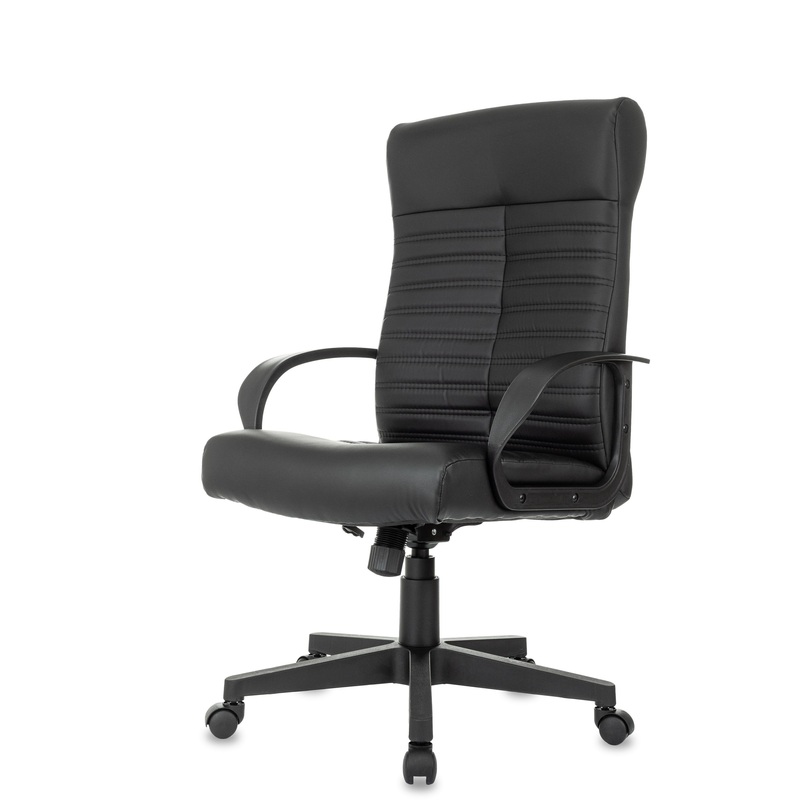 Изображение товара Офисное кресло для руководителя Комус Мебель Echair 659 черное из искусственной кожи