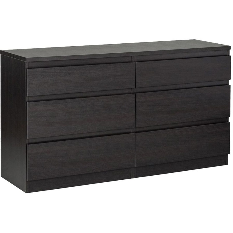 Изображение товара Комод Кастор дуб венге 6 ящиков 1297х396х714 мм