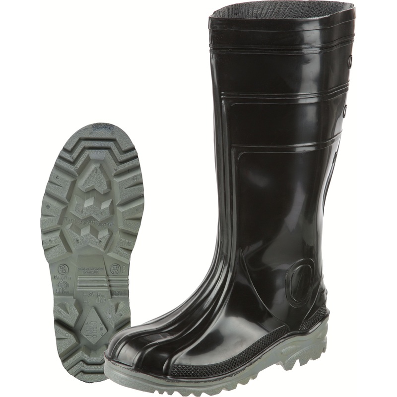 Изображение товара Сапоги рабочие мужские 157 ПВХ черные размер 41 с подноском