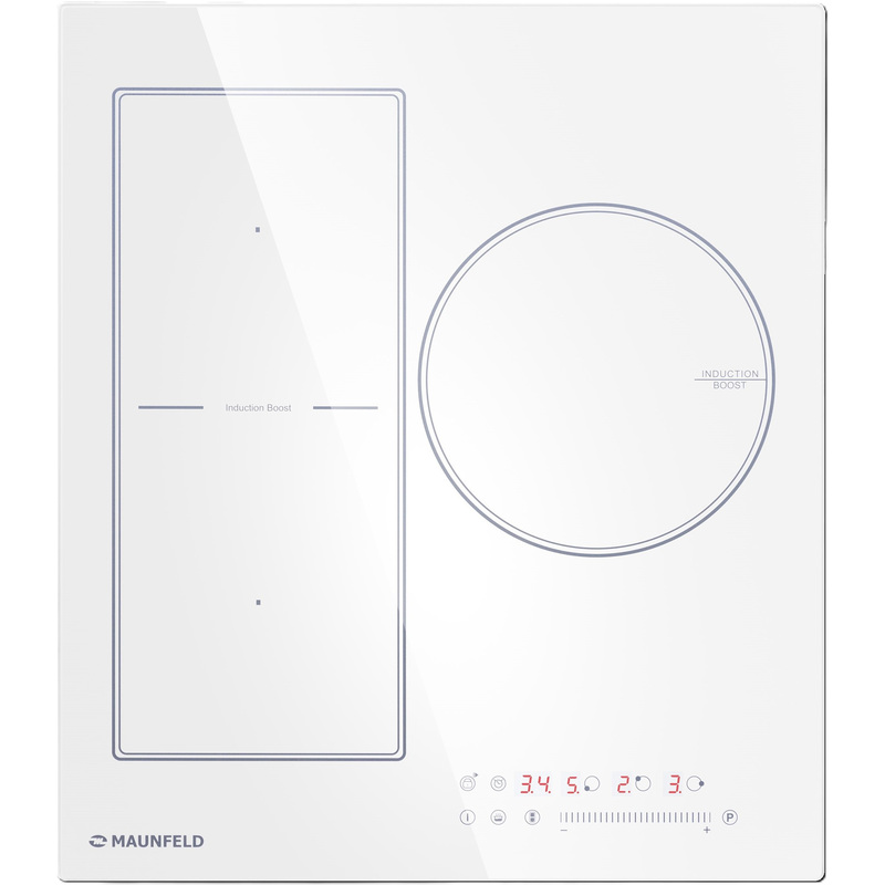 Изображение товара Электрическая варочная панель Maunfeld CVI453SBWH с индукционными конфорками
