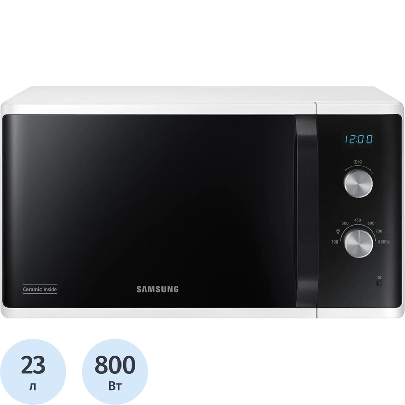 Изображение товара Микроволновая печь Samsung MS23K3614AW/BW белая