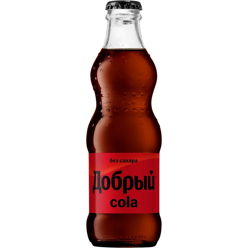 Изображение товара Напиток газированный Cola Zero 0.25 л стеклянная бутылка Россия
