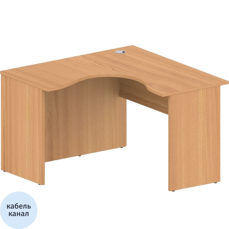 Изображение товара Угловой стол Комус Мебель Easy One 878.879 левый 1200x1200 мм