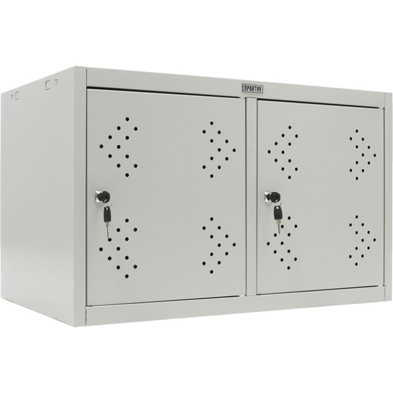 Изображение товара Антресоль LS-21-60 из металла серого цвета для склада и раздевалок