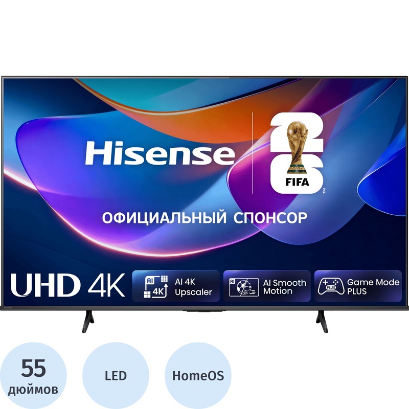 Изображение товара Телевизор 55" Hisense 55A6S Ultra HD 4K