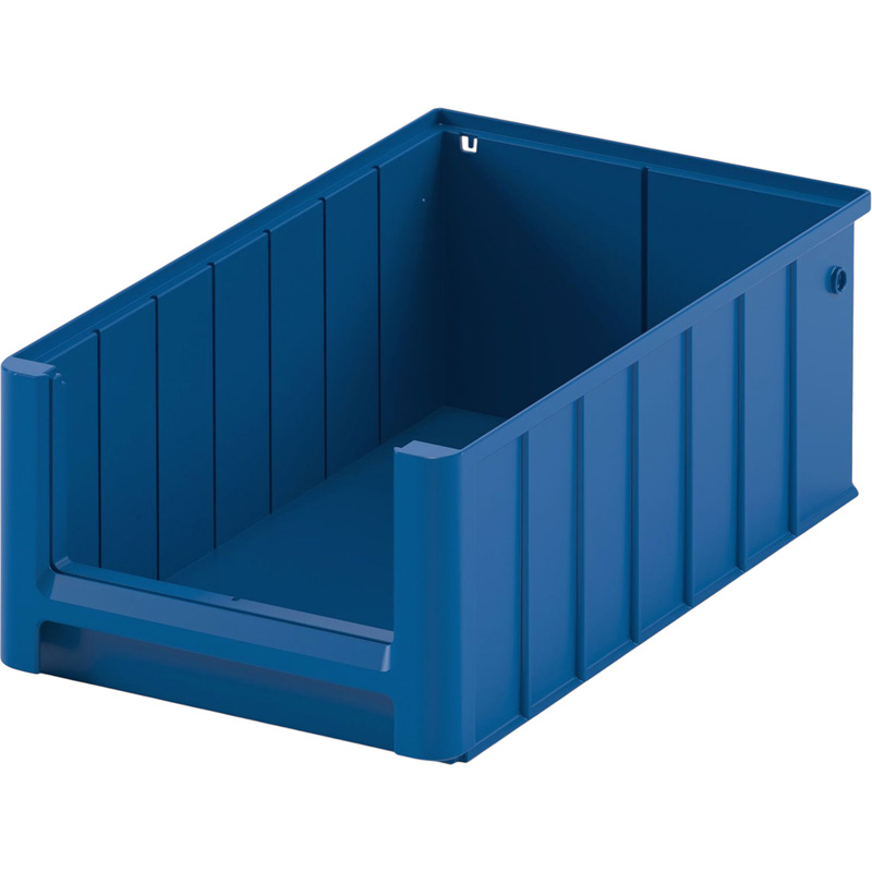 Изображение товара Ящик (лоток) универсальный полипропиленовый I Plast SK 6214 600x234x140 мм синий ударопрочный морозостойкий с тремя перегородками