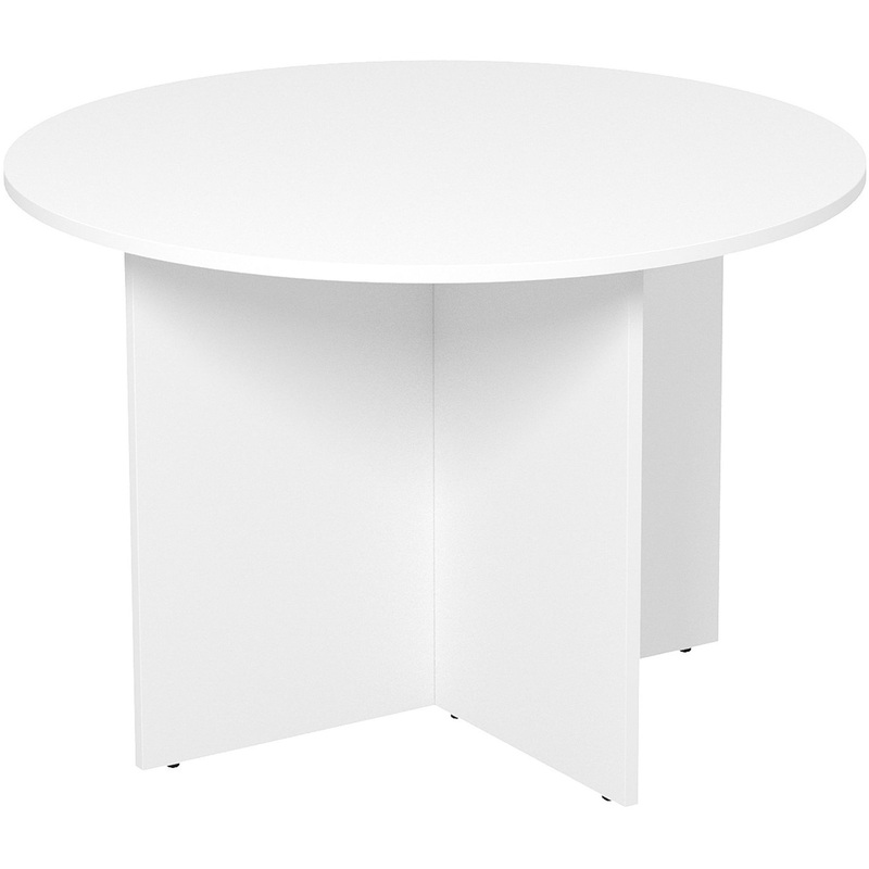 Изображение товара Стол для переговоров 2СП.001 круглый белый 1100х1100х750 мм