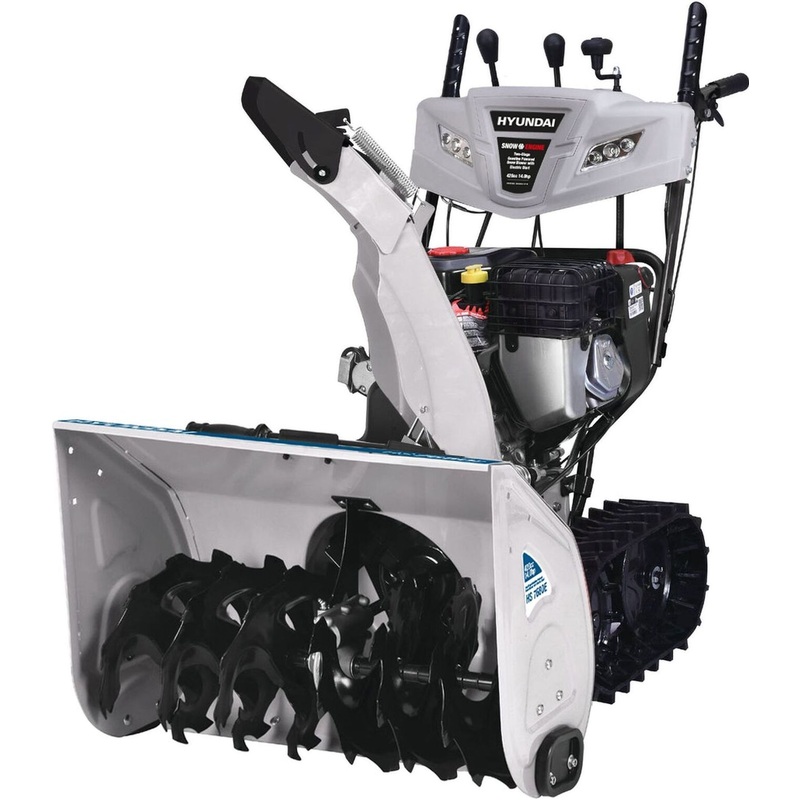 Изображение товара Бензиновый снегоуборщик Hyundai HS7680E с гусеничным движением и мощным двигателем
