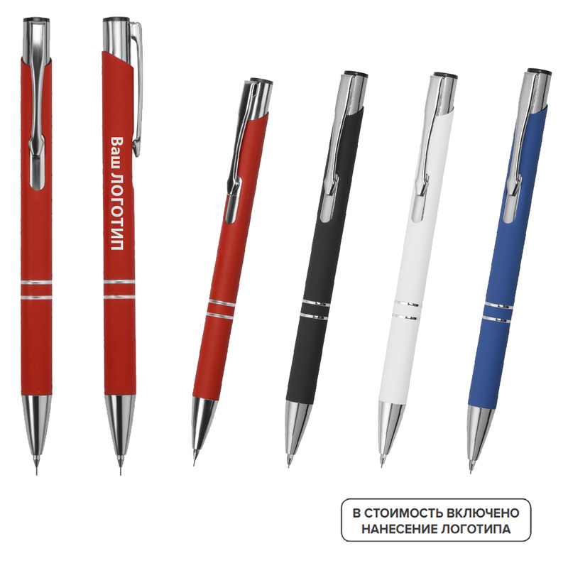 Изображение товара Механический карандаш HB Legend Pencil с гравировкой и 200 штук в упаковке