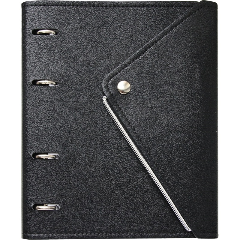 Изображение товара Бизнес-тетрадь Infolio Study Grunge А5 120 листов черная с перфорацией