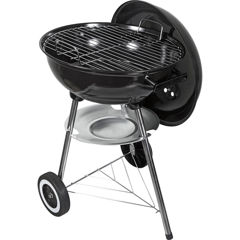 Изображение товара Жаровня Boyscout 430x430x680 мм с крышкой и колесами для пикника и дачи