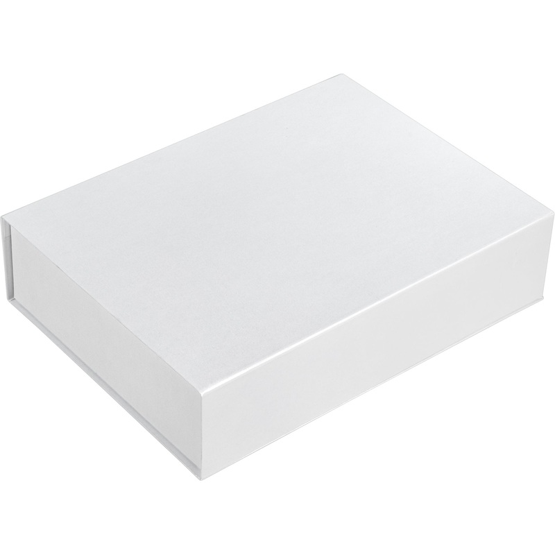 Изображение товара Коробка подарочная Koffer белая 41x30x10 см идеальна для подарков