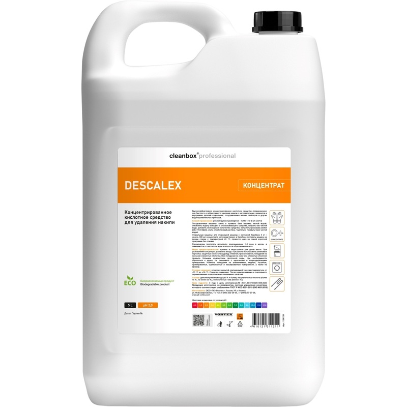 Изображение товара Средство для удаления накипи Vortex CleanBox Descalex 5 л концентрат для бытовых и промышленных уст