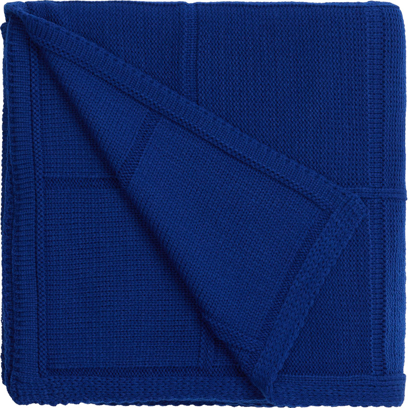 Изображение товара Плед Teplo Chainfield акрил 130x200 см тёмно-синий