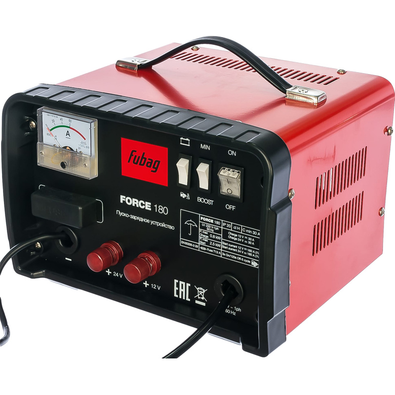 Изображение товара Пуско-зарядное устройство Fubag Force 180 12/24 В 160 А для автомобилей мотоциклов