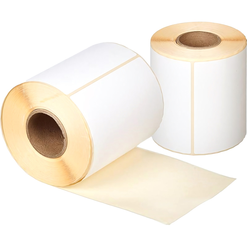 Изображение товара Термотрансферные этикетки 75x120 мм бумажные полуглянцевые (диаметр втулки 40 мм, 4 рулона по 250 этикеток)